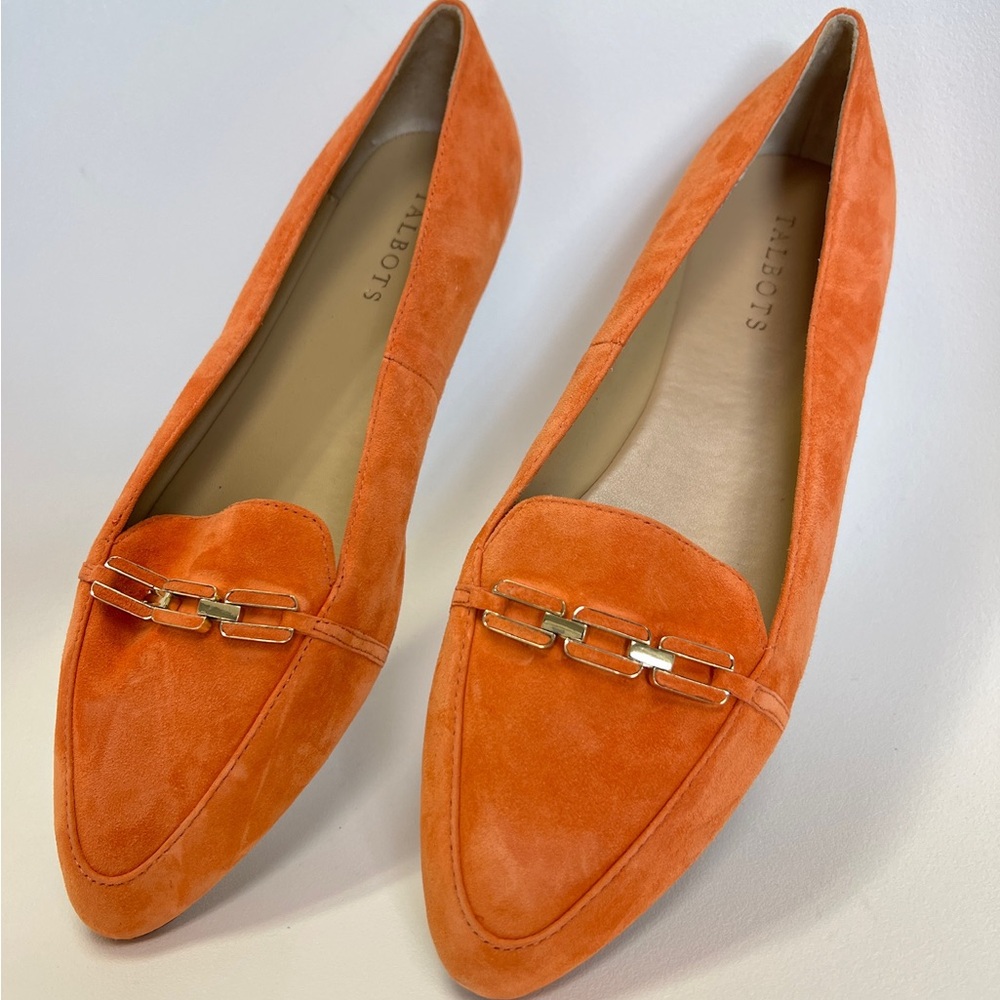 New Talbots Francesca Suede Flats